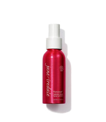 Jane Iredale POMMISST sur la bouteille, hydratation légère et fixation du maquillage.