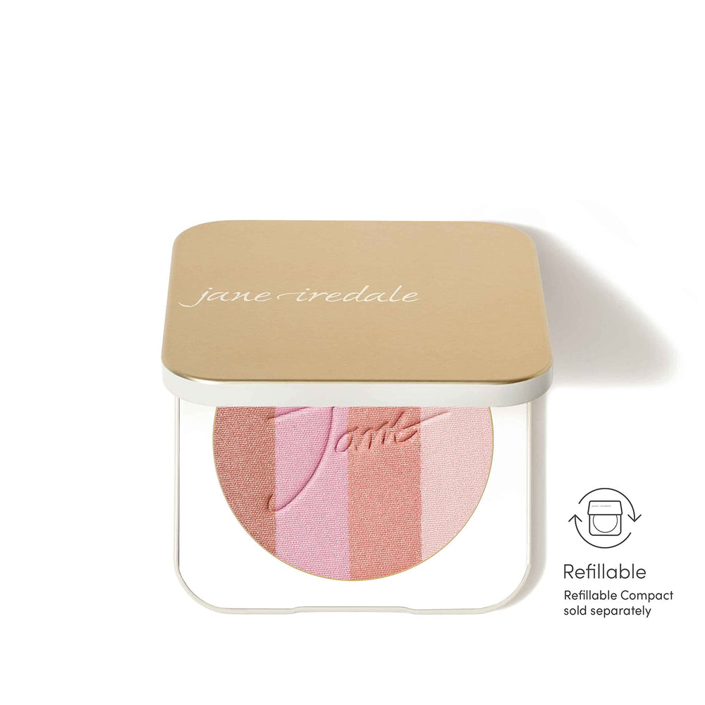 Jane Iredale PureBronze usage individuel comme bronzer, highlighter, blush ou ombre.