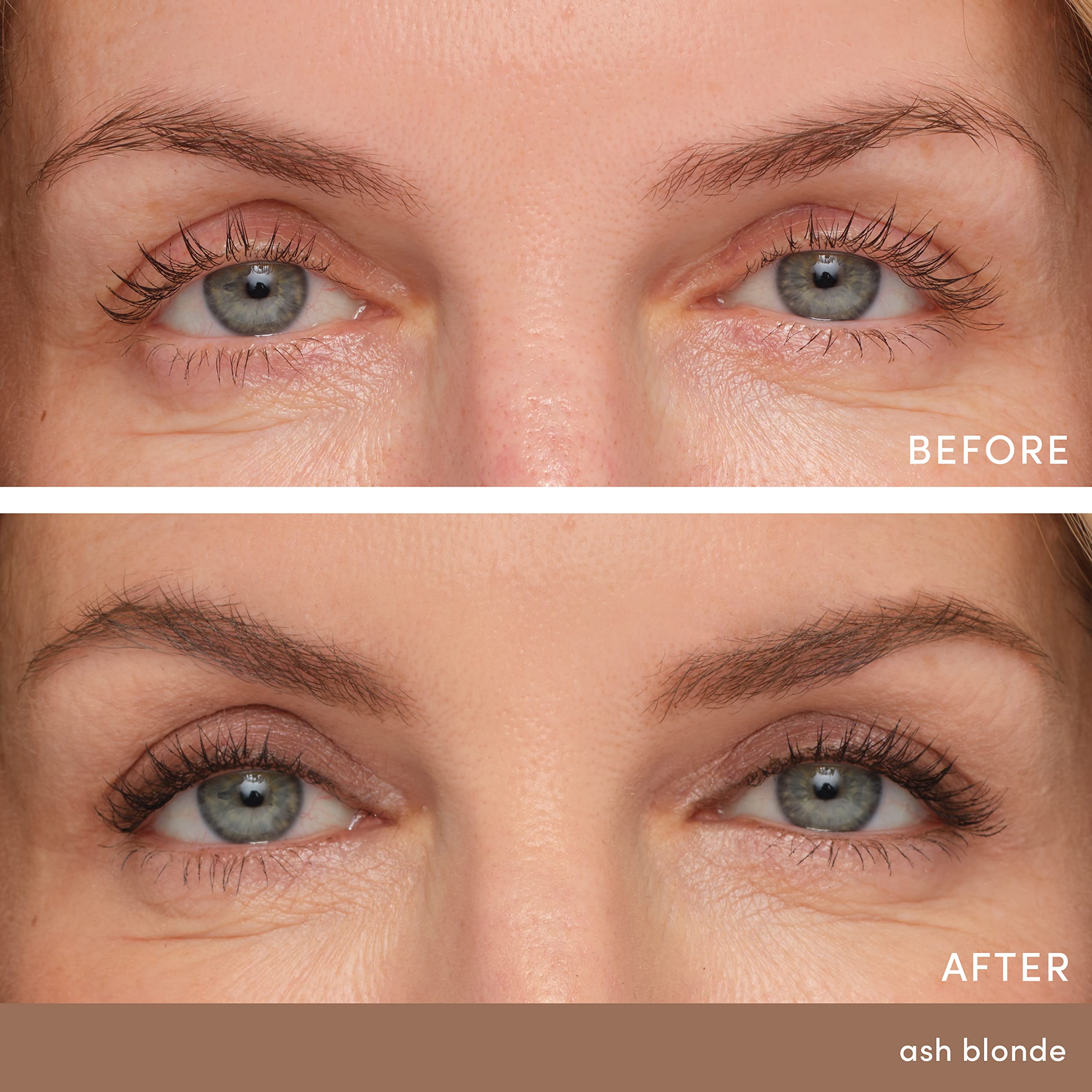 Texture crème du PureBrow Gel Ash Blonde pour une tenue naturelle.