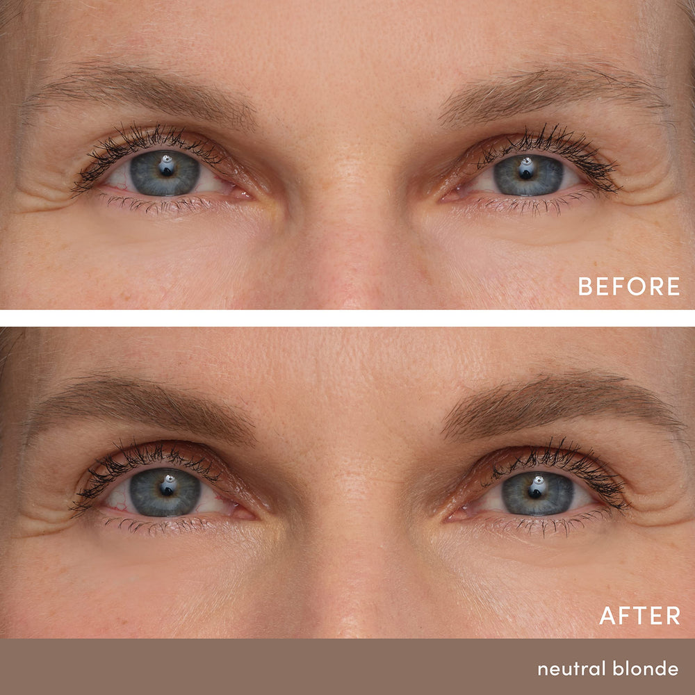 Texture minérale enrichie pour sourcils plus lisses