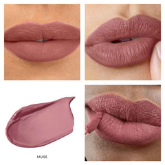 Jane Iredale teinte à lèvres liquide couleur intense et longue tenue.