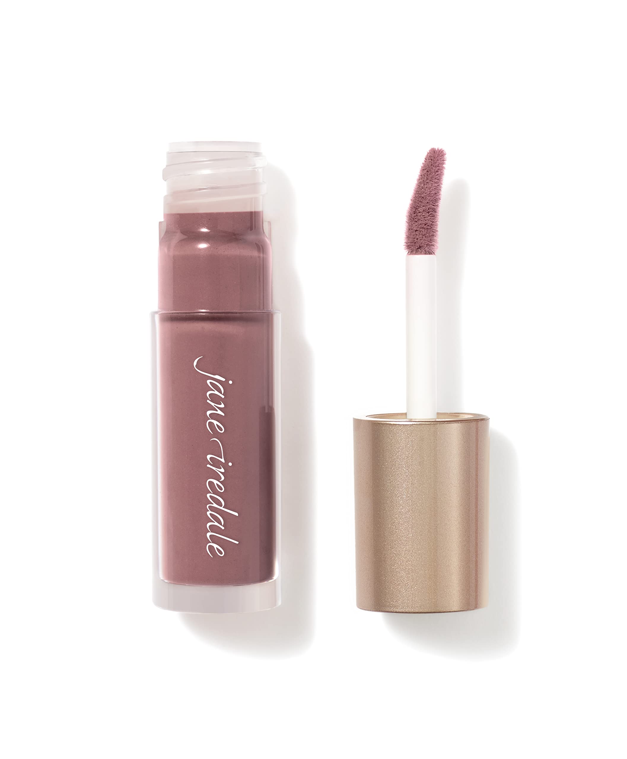 Jane Iredale teinte à lèvres liquide au flacon, fini mat élégant et durable.