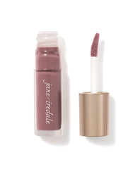 Jane Iredale teinte à lèvres liquide au flacon, fini mat élégant et durable.