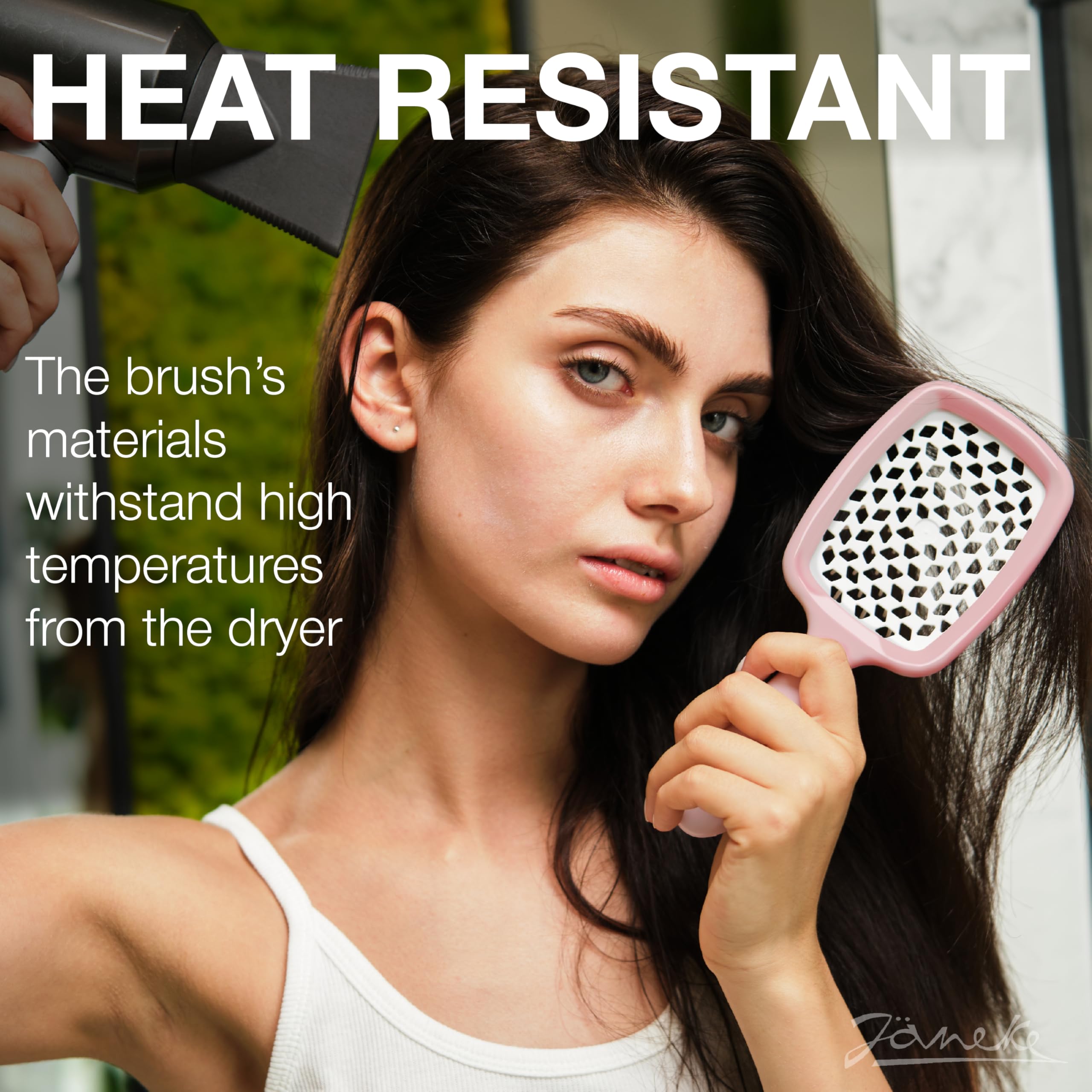 Janeke Superbrush résiste à la chaleur pour un brushing sûr