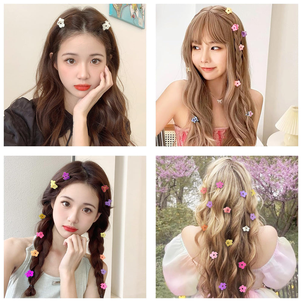 JANFUN pinces-cheveux-fleurs-mini rouge, apportent gaieté et touche féminine au quotidien.