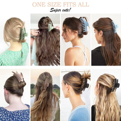 JANFUN pince-cheveux fleurs multicolores: accessoire tendance pour le quotidien.