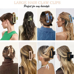 JANFUN pince-cheveux usage quotidien: parfaites lors maquillage et soins.