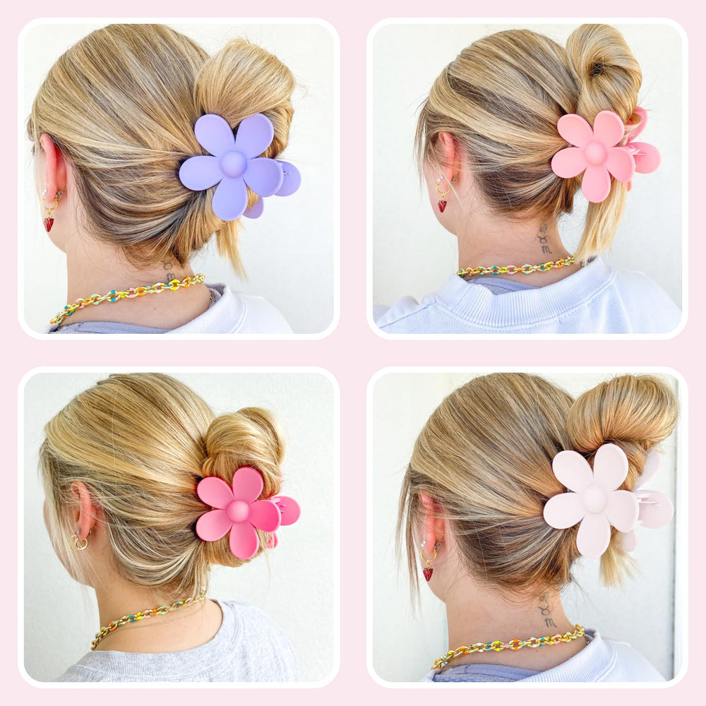 JANFUN pinces fleurs pour maquillage et soins, usage quotidien