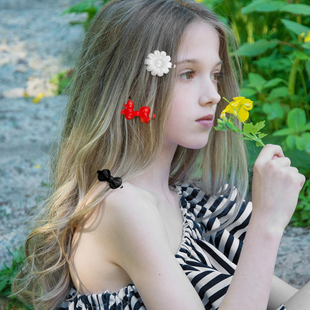 Barrettes Janinka pour cheveux longs et courts, s’adaptent à toutes les coiffures.