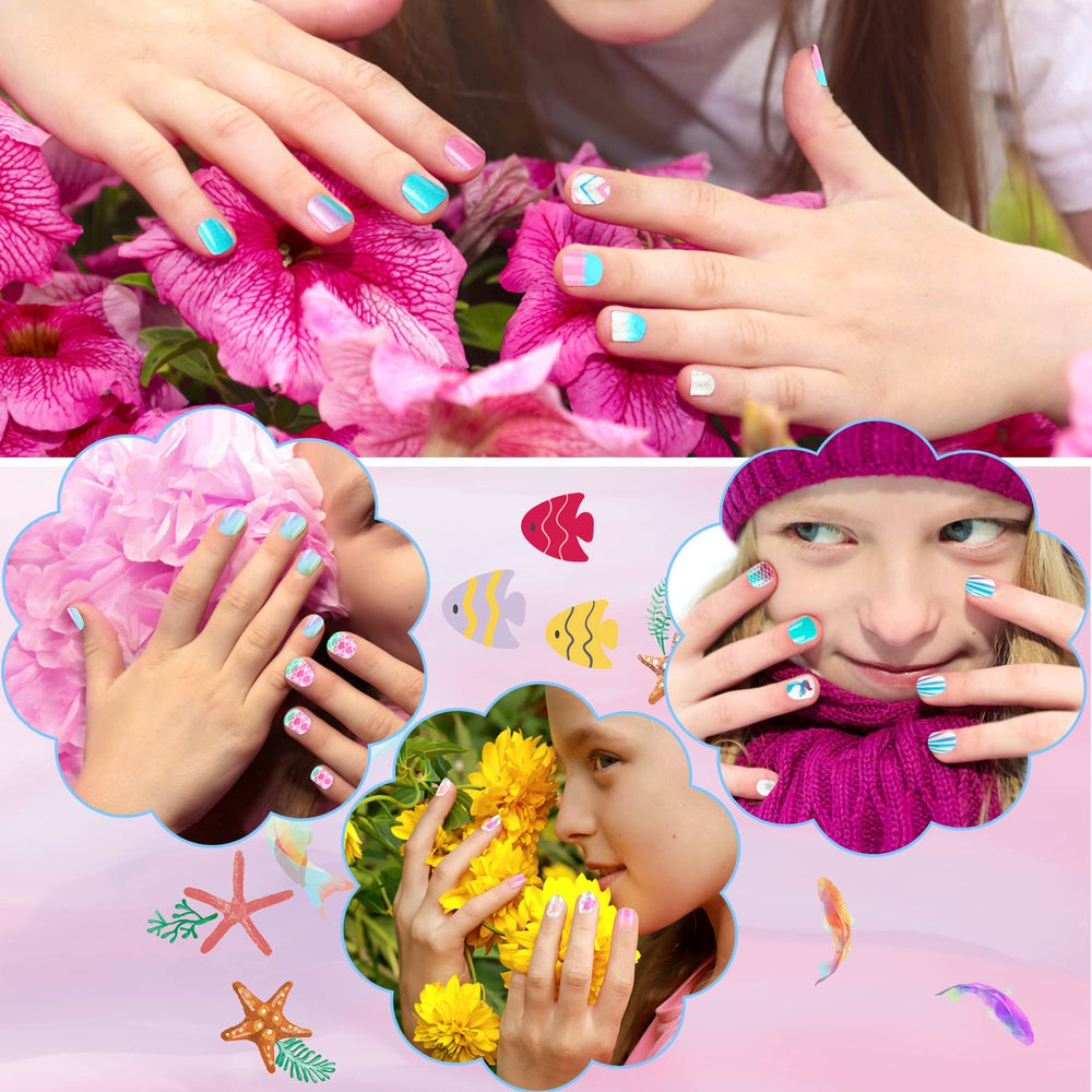 Ongles autocollants JANYUN emballage cadeau, idéal pour offrir