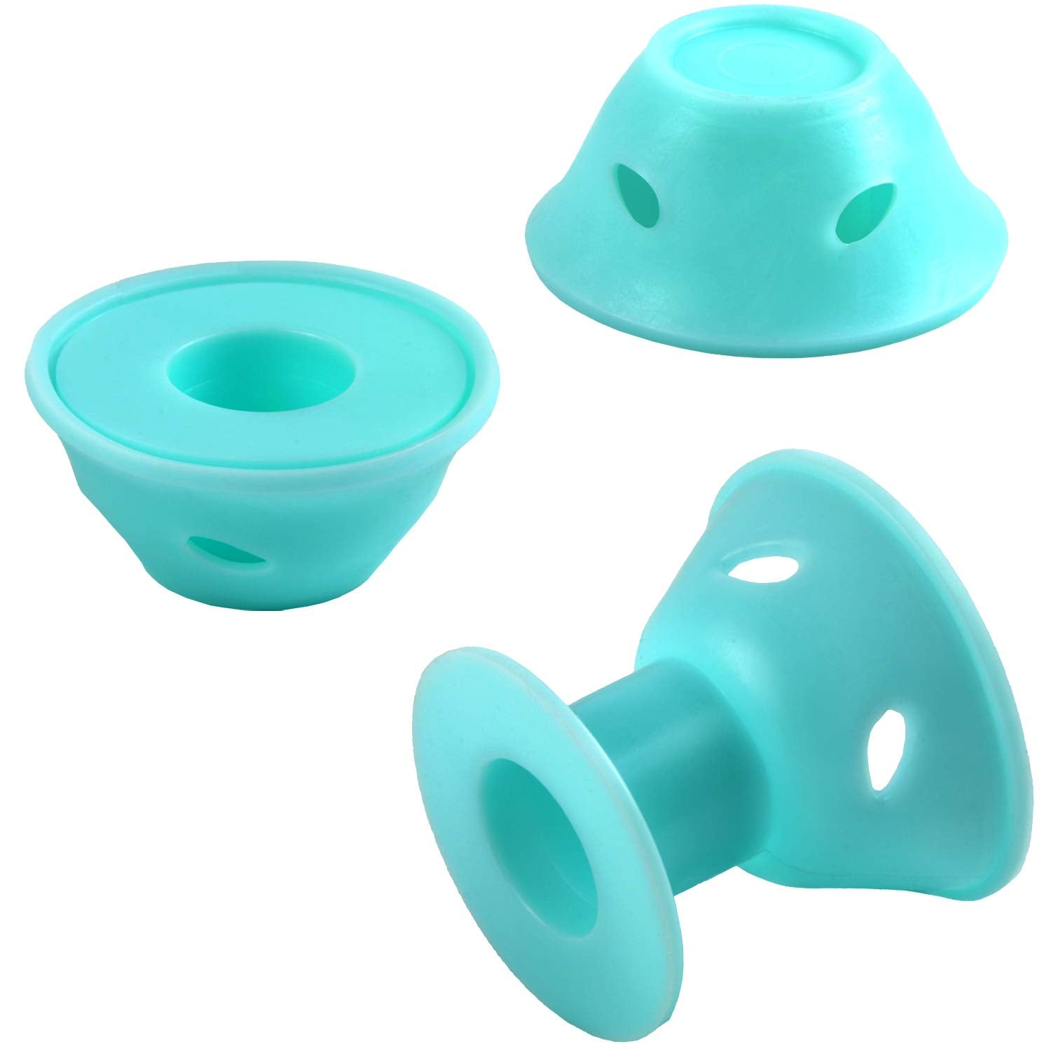 Rouleaux petits JANYUN silicone cyan pâle pour détails fins