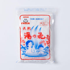 Yunohana poudre bain naturelle prête pour un moment bien etre a domicile