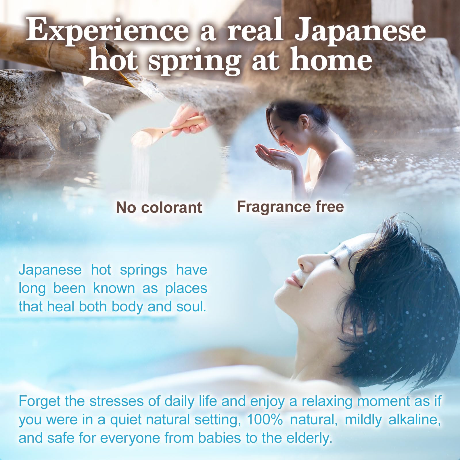 Yunohana preparation bain eau chaude favorise detente et confort