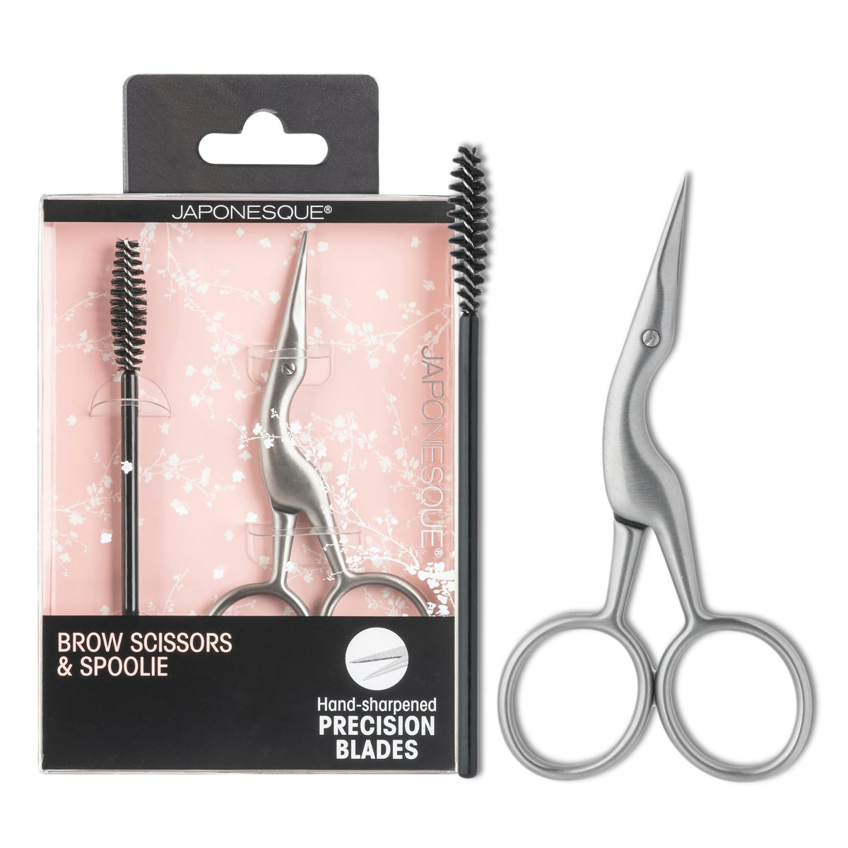 JAPONESQUE ciseaux-sourcils pour une coupe nette et précise.
