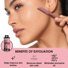 Rasoir JAPONESQUE pour sourcils menton et lèvre avec résultat net