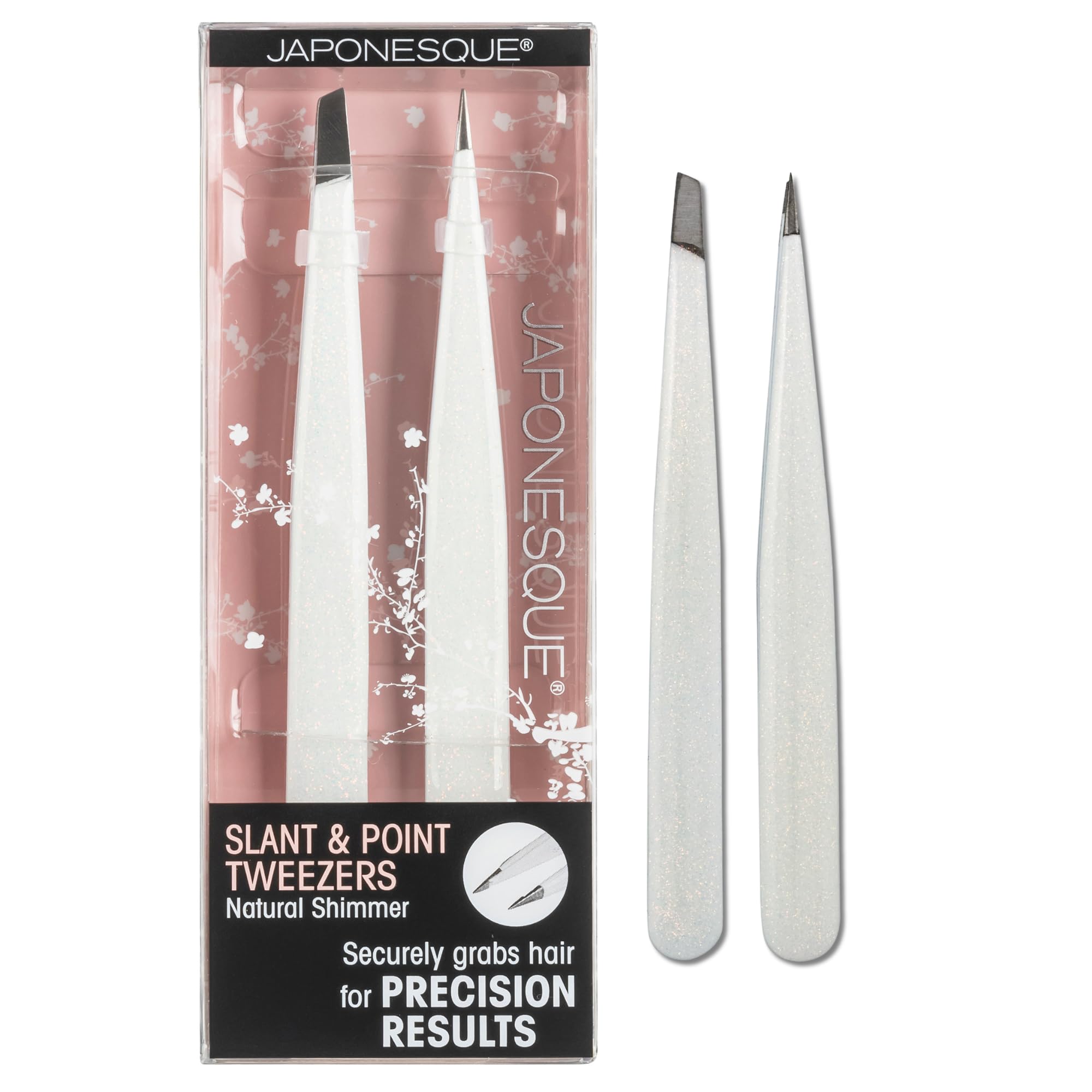 Pince-sourcil pointue JAPONESQUE pour saisir le poil à la racine avec précision.