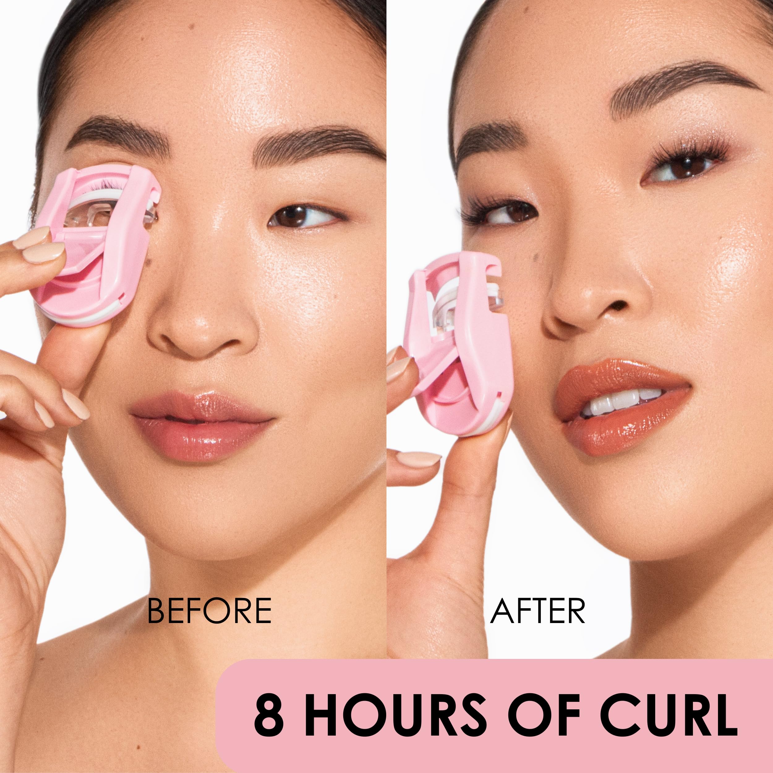 Tampon de remplacement inclus pour retouches rapides des cils.