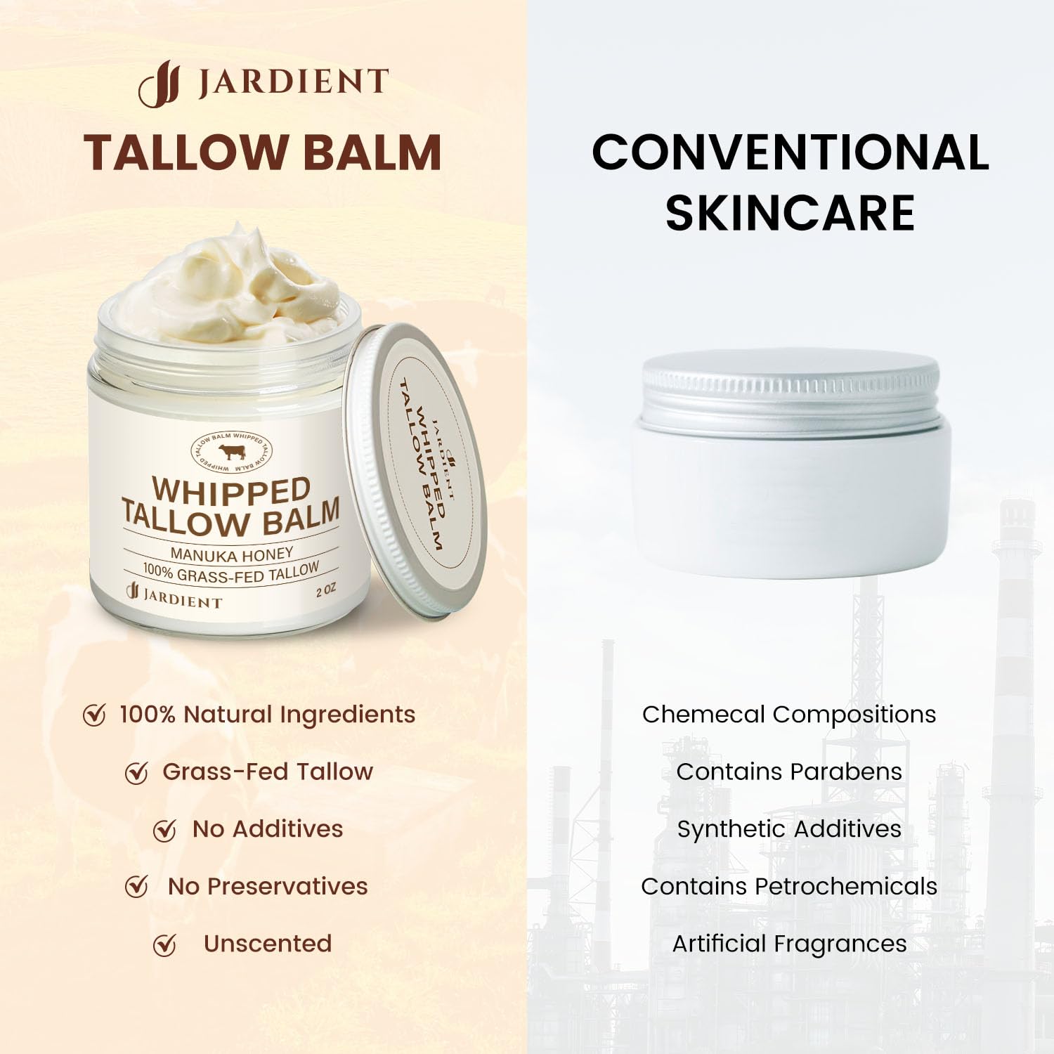 Application du baume Jardient sur peau sèche pour nourrir.