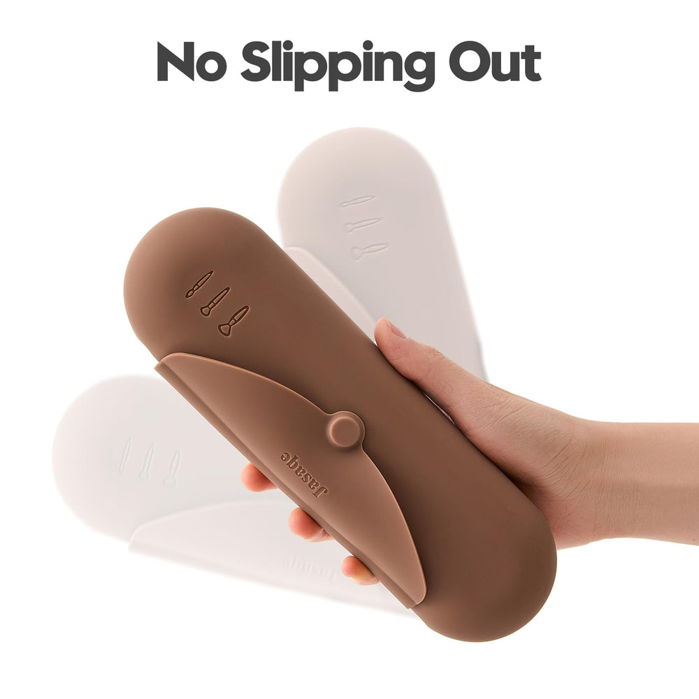 Porte-pinceaux JASAQE en silicone, nettoyage rapide et hygiénique
