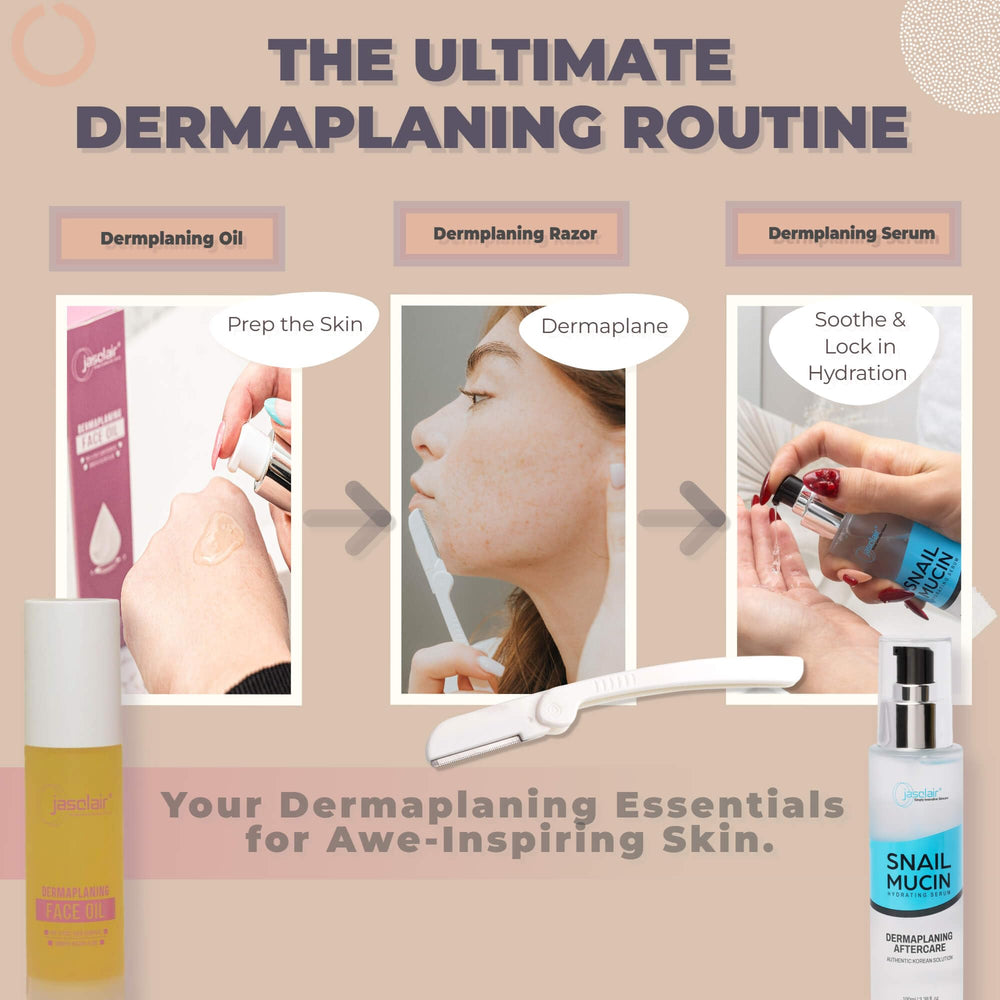 accessoire jasclair dermaplaning: complète votre rituel beauté à domicile.