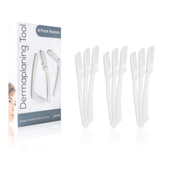 rasoir jasclair dermaplaning pour le visage, élimine les poils fins et prépare le maquillage.