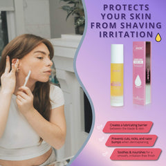 Jasclair Dermaplaning Oil: glisse douce qui protège la peau.