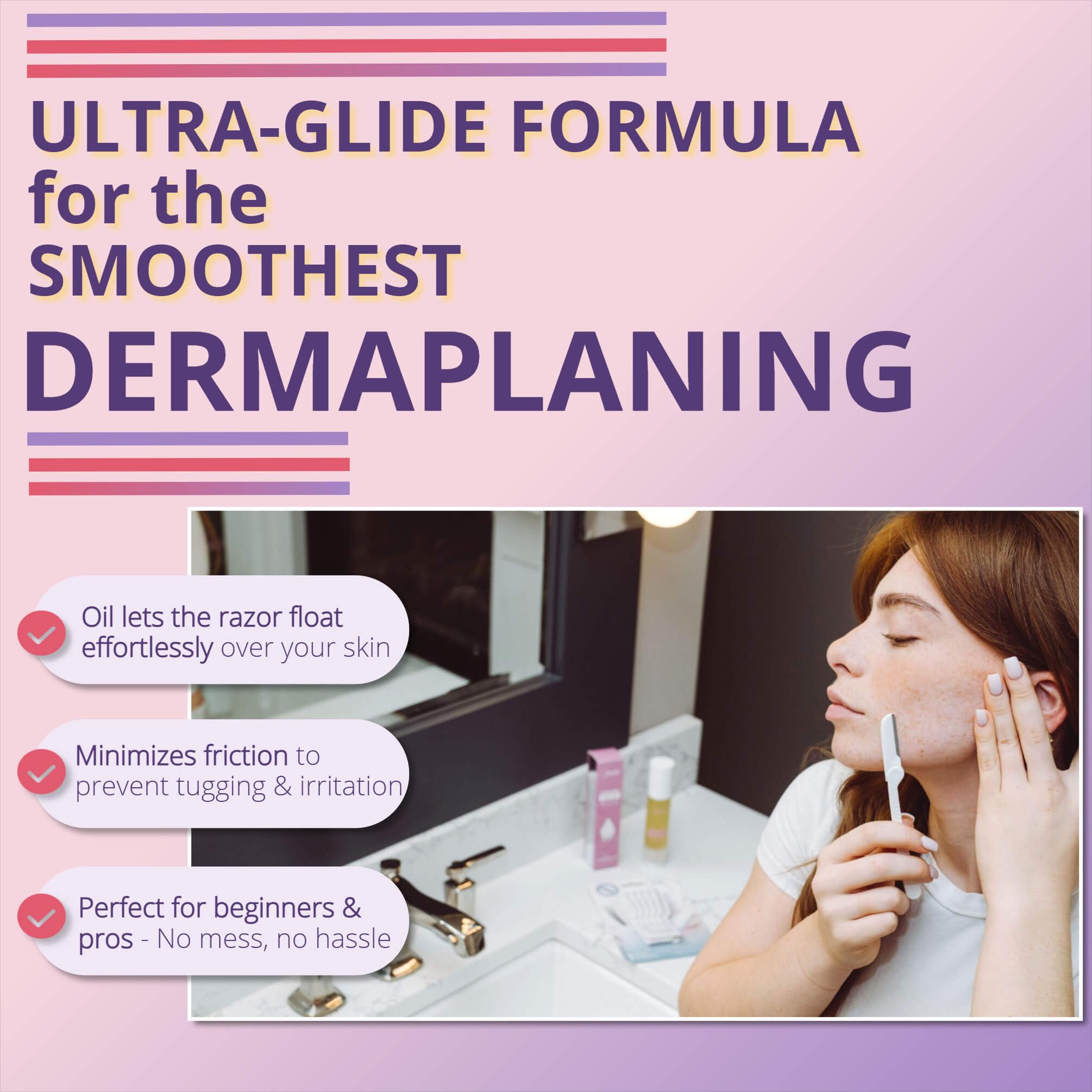Jasclair Dermaplaning Oil: ingrédients naturels et végétaux.