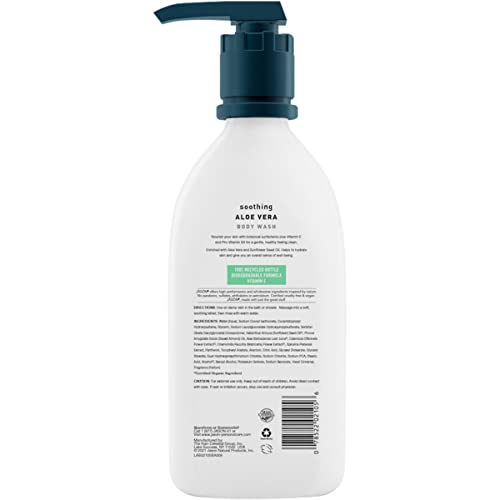 Gel douche JASON Aloe Vera — mousse généreuse pour une application agréable.