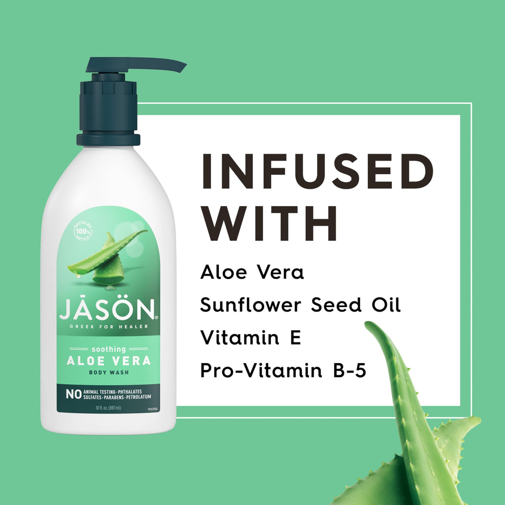 Gel douche JASON Aloe Vera – non testé sur les animaux.