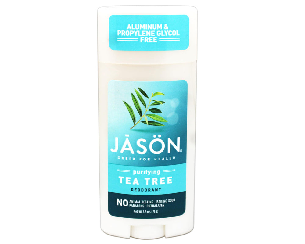 Jason bâton purifiant à l’arbre à thé, parfum léger et naturel.