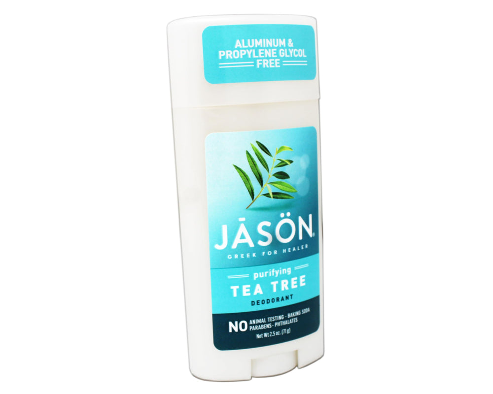 Jason bâton purifiant à l’arbre à thé sans aluminium, douceur et confort.