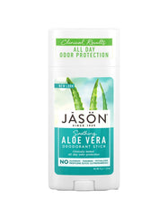 Stick déodorant Aloe Vera JASON — protection durable et hydratation apaisante.