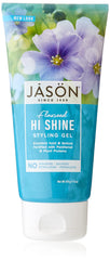 Gel Jason Flaxseed Hi-Shine dans un flacon de 170 g, tenue durable et naturelle