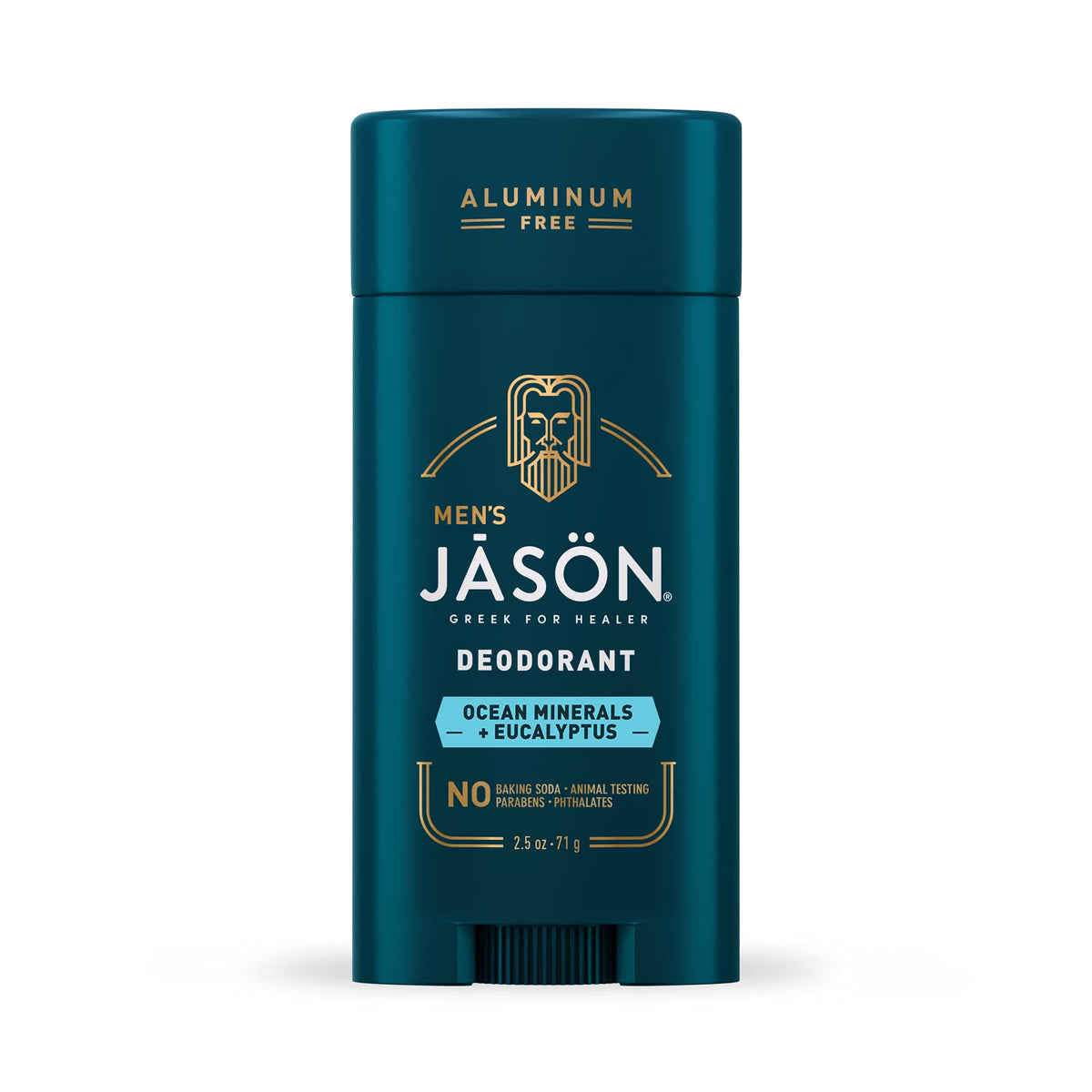 Déodorant Jason pour homme, emballage pratique et élégant.