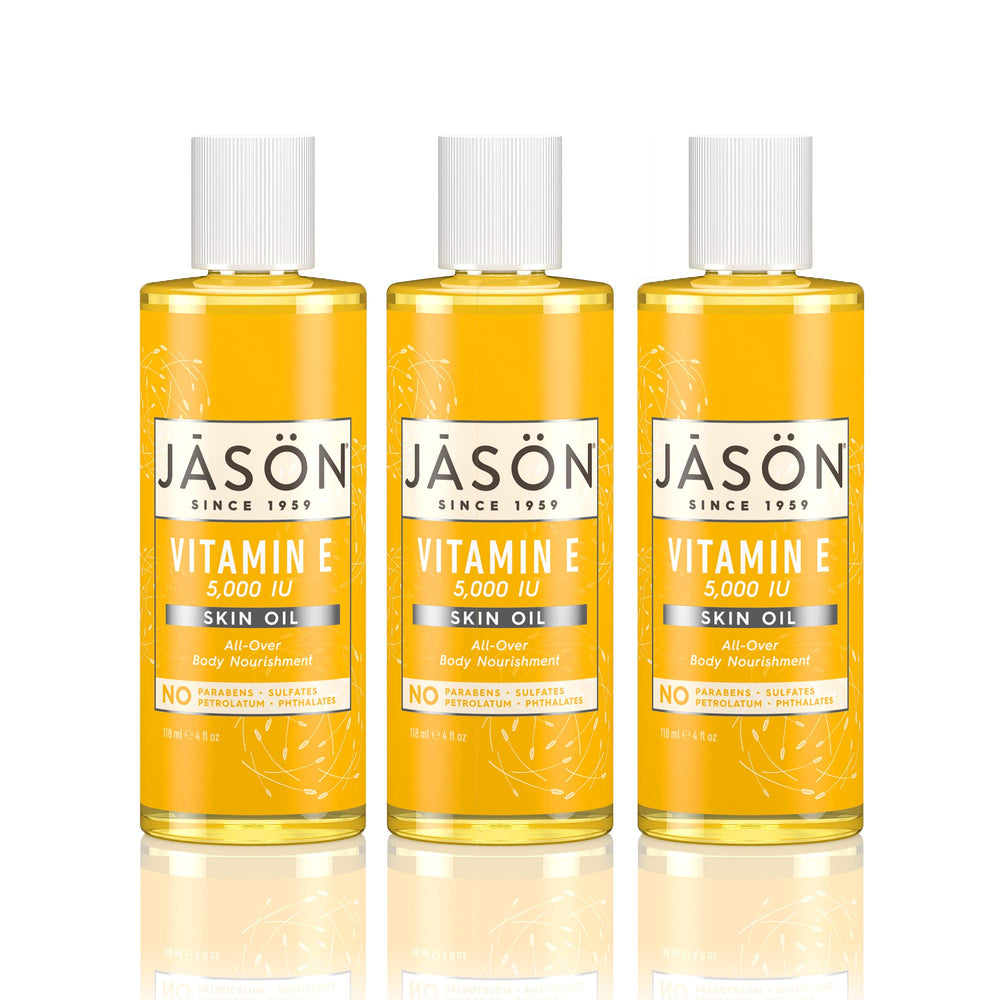Mélange d'huiles végétales JASON pour nourrir et protéger la peau.