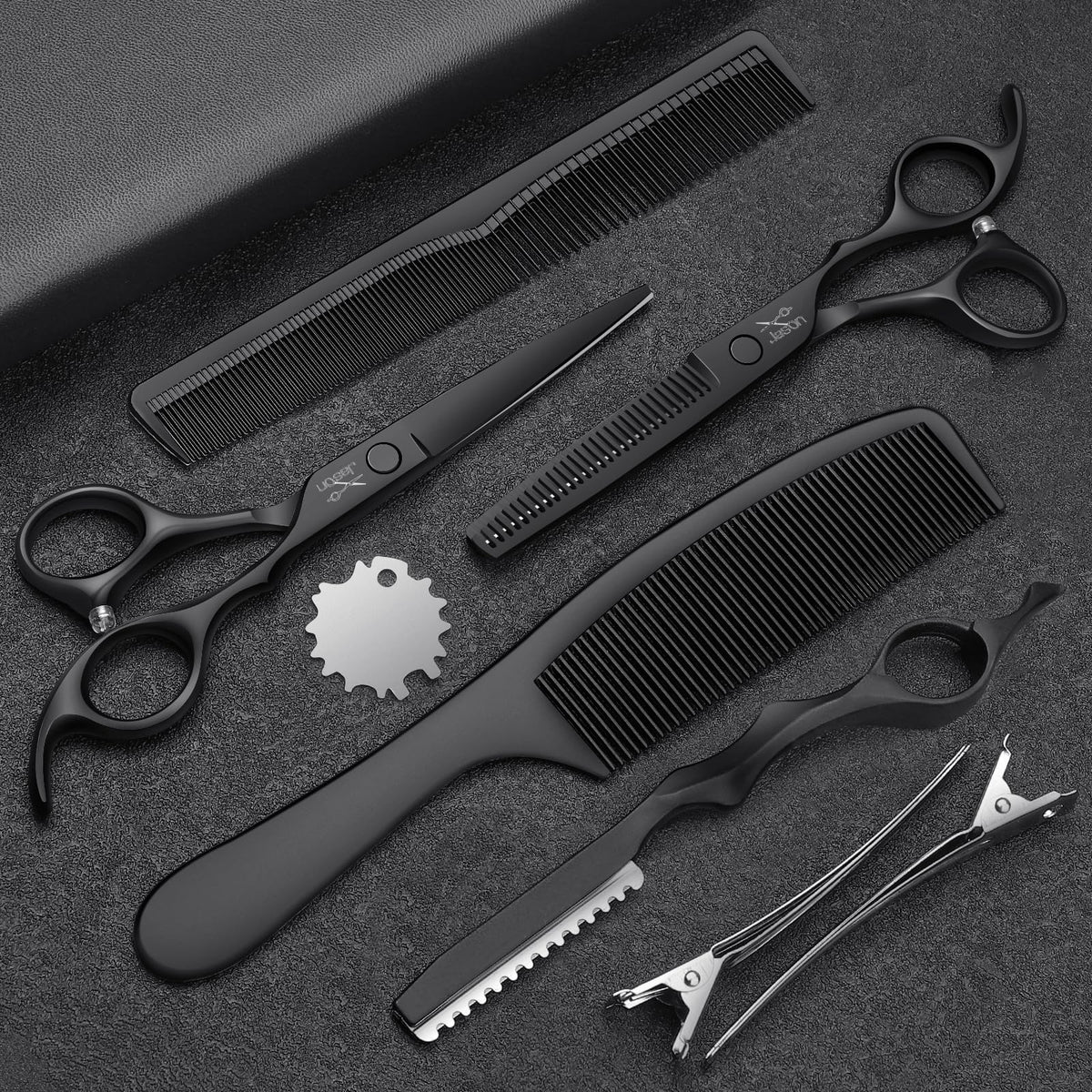 JASON set ciseaux-coiffure ensemble complet pour coupes professionnelles à domicile