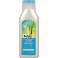 Shampoing JĀSÖN Biotine Lavande – Bouteille: parfum apaisant et renforcement.