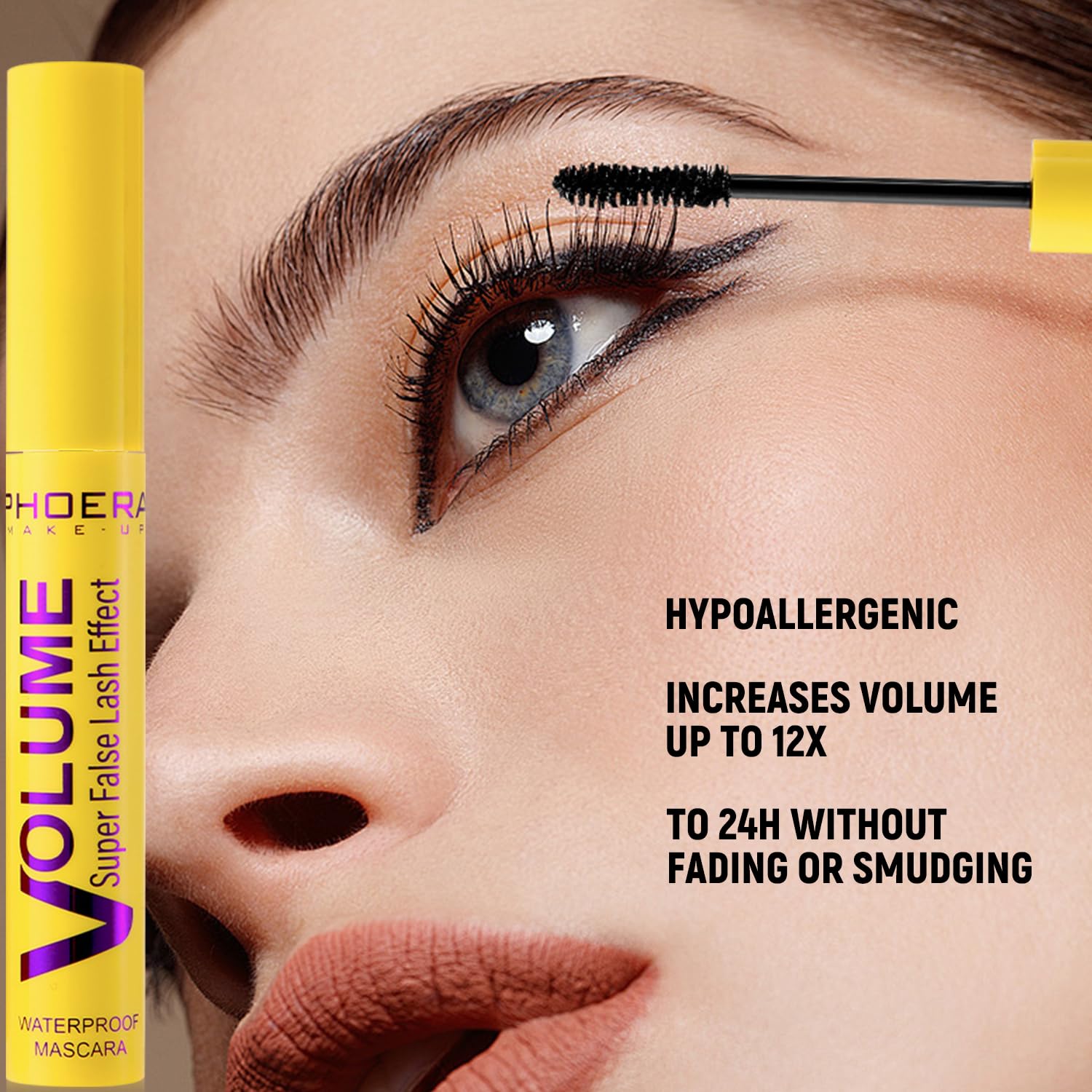 Démaquillage à l'eau tiède avec Javpav Bubble Mascara sans agresser les cils