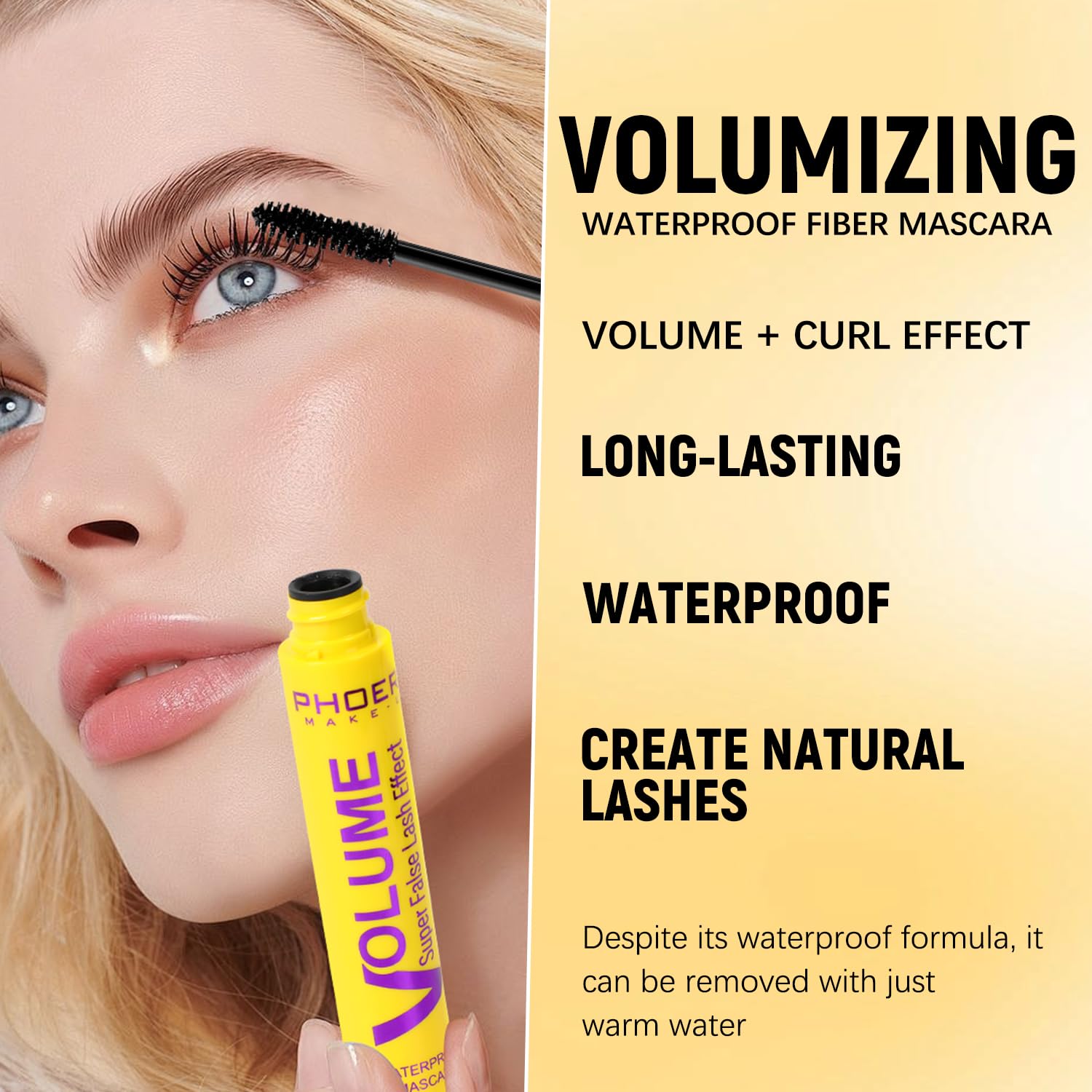Texture fibreuse de Javpav Bubble Mascara offrant plus de volume et longueur