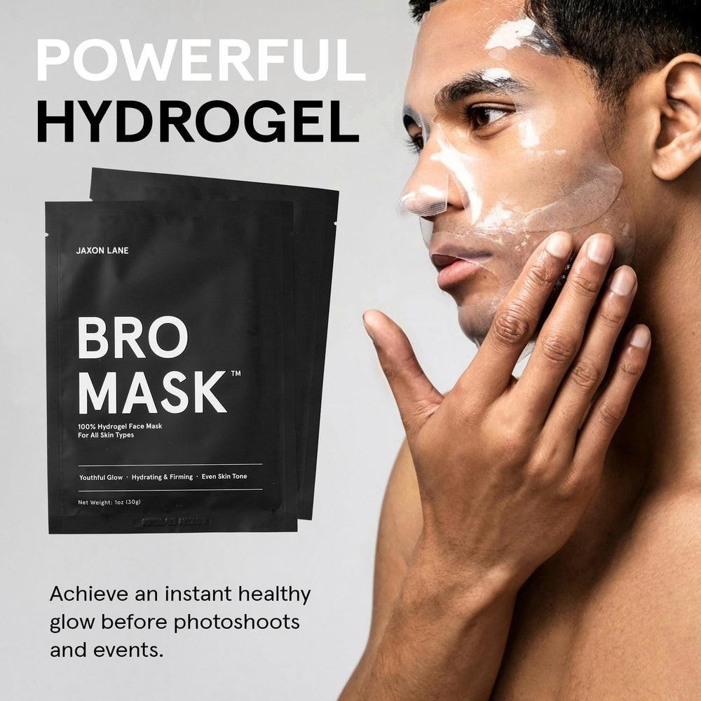 Application du masque JAXON LANE BRO sur le visage