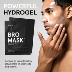 Application du masque JAXON LANE BRO sur le visage