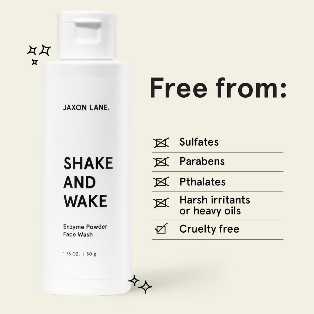 JAXON LANE Shake and Wake: niacinamide et AHA pour lisser les pores.