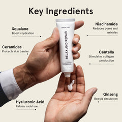 Niacinamide dans Relax et Repair pour un teint plus homogène