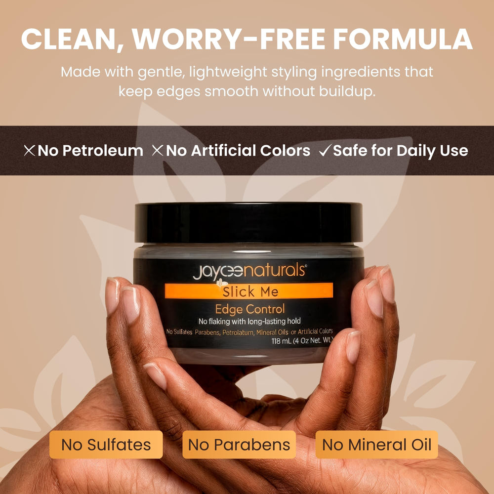 Jaycee Naturals Slick Me Edge sans flocons et sans résidu gras