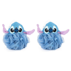 Jay Franco Lilo et Stitch loofah rond 4 pouces pour exfoliation douce.