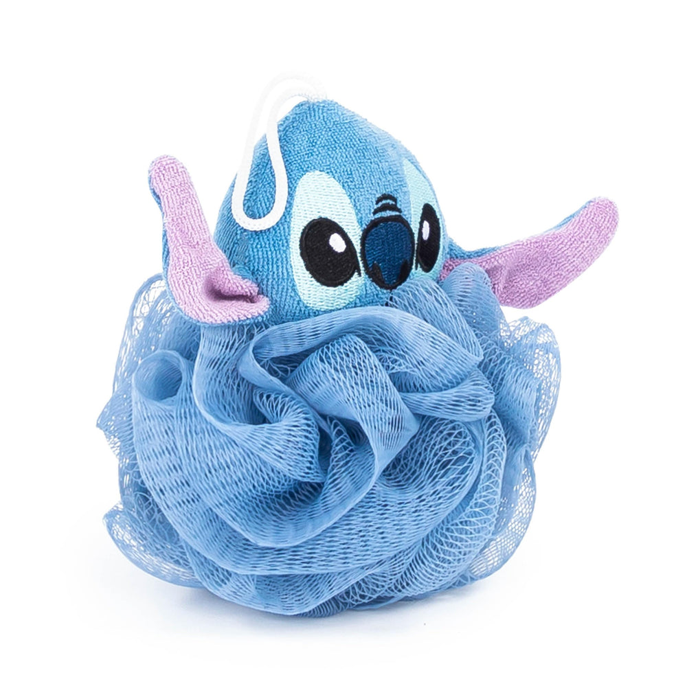 Jay Franco loofah bain enfant avec sangle pratique pour le rangement.