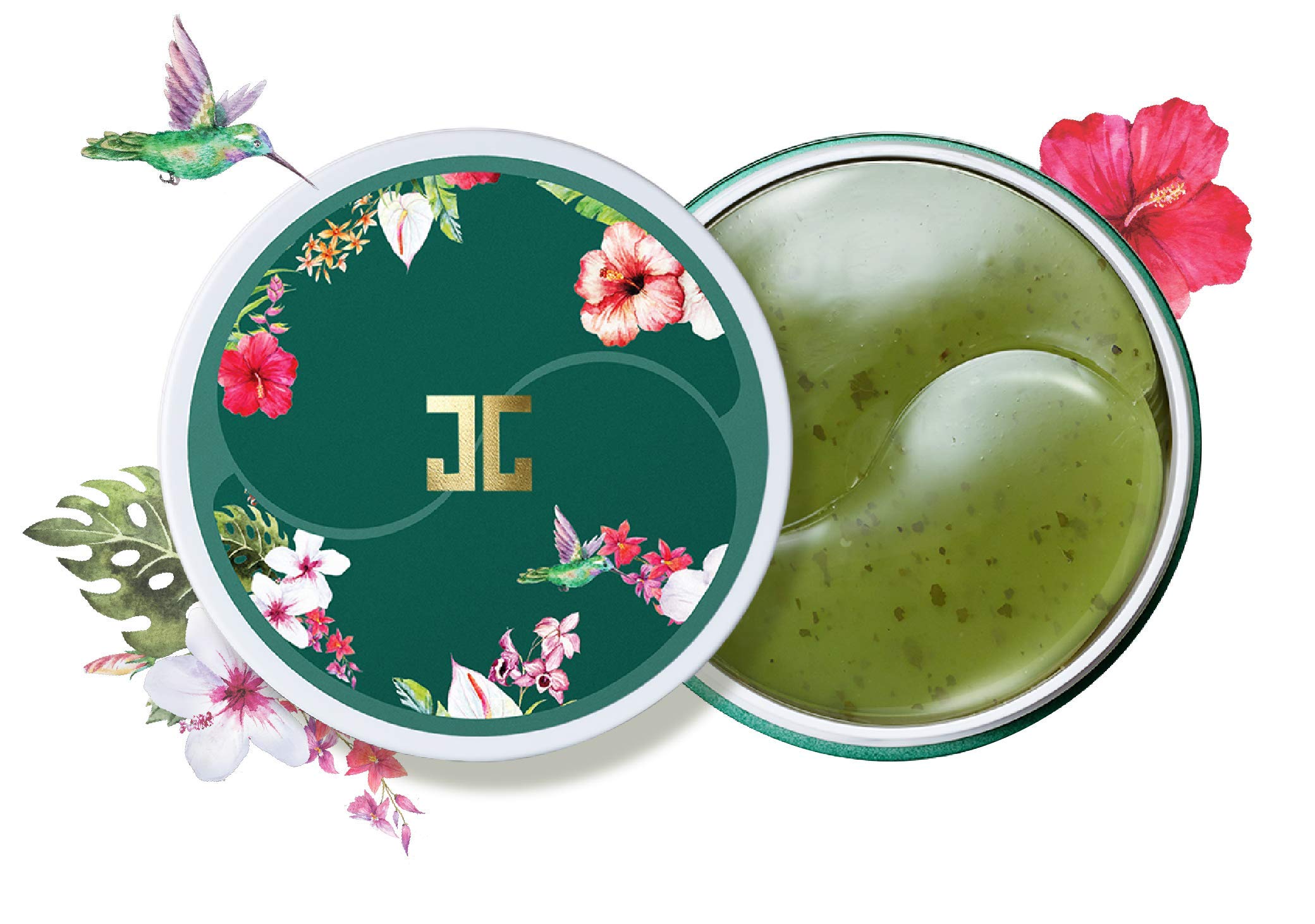 Patchs yeux JAYJUN JJ thé vert apaisant pour regards fatigués