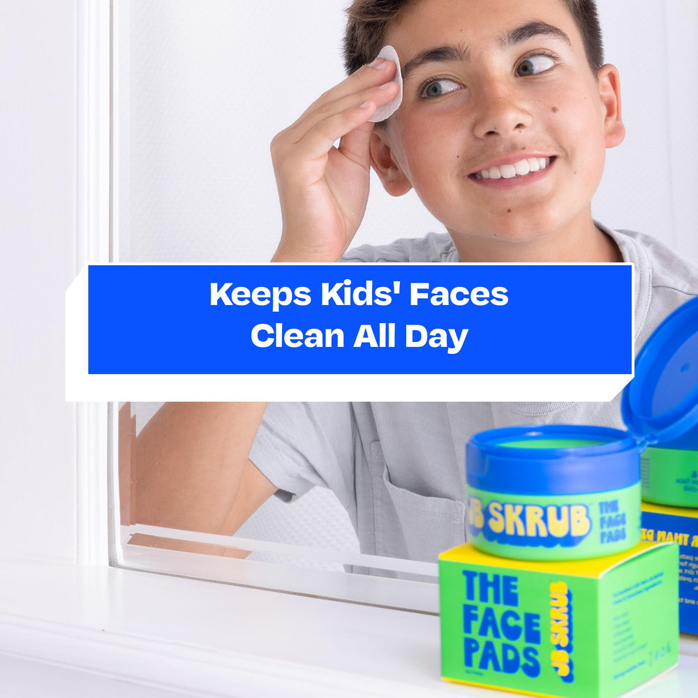 JB SKRUB disques nettoyants – peau nette et apaisée après utilisation.