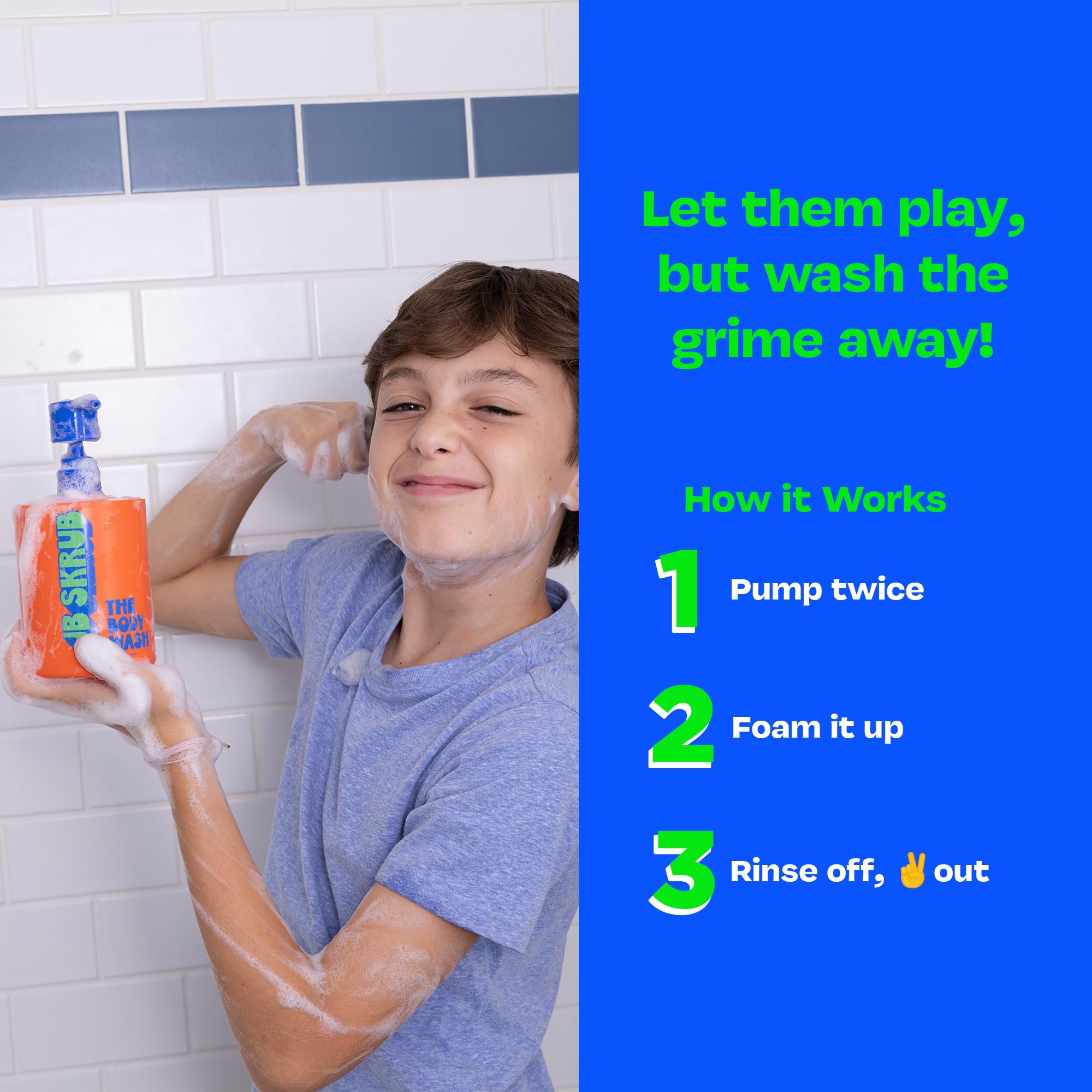 JB SKRUB douce-pour-peaux-sensibles: nettoie sans irritations pour les jeunes