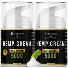 JB Wellness Co Crème chanvre application mains et fraîcheur
